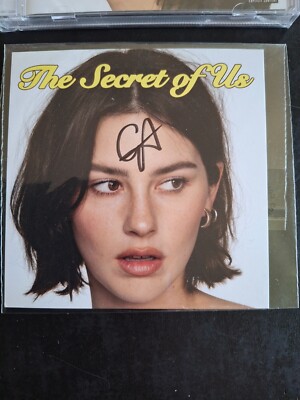 Gracie Abrams 直筆サイン　アートカード GRACIE ABRAMS SIGNED THE SECRET OF US UK ALTERNATIVE SLEEVE CD