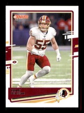 2020 FOOTBALL 2020 Donruss Cole Holcomb Washington Redskins #242 1