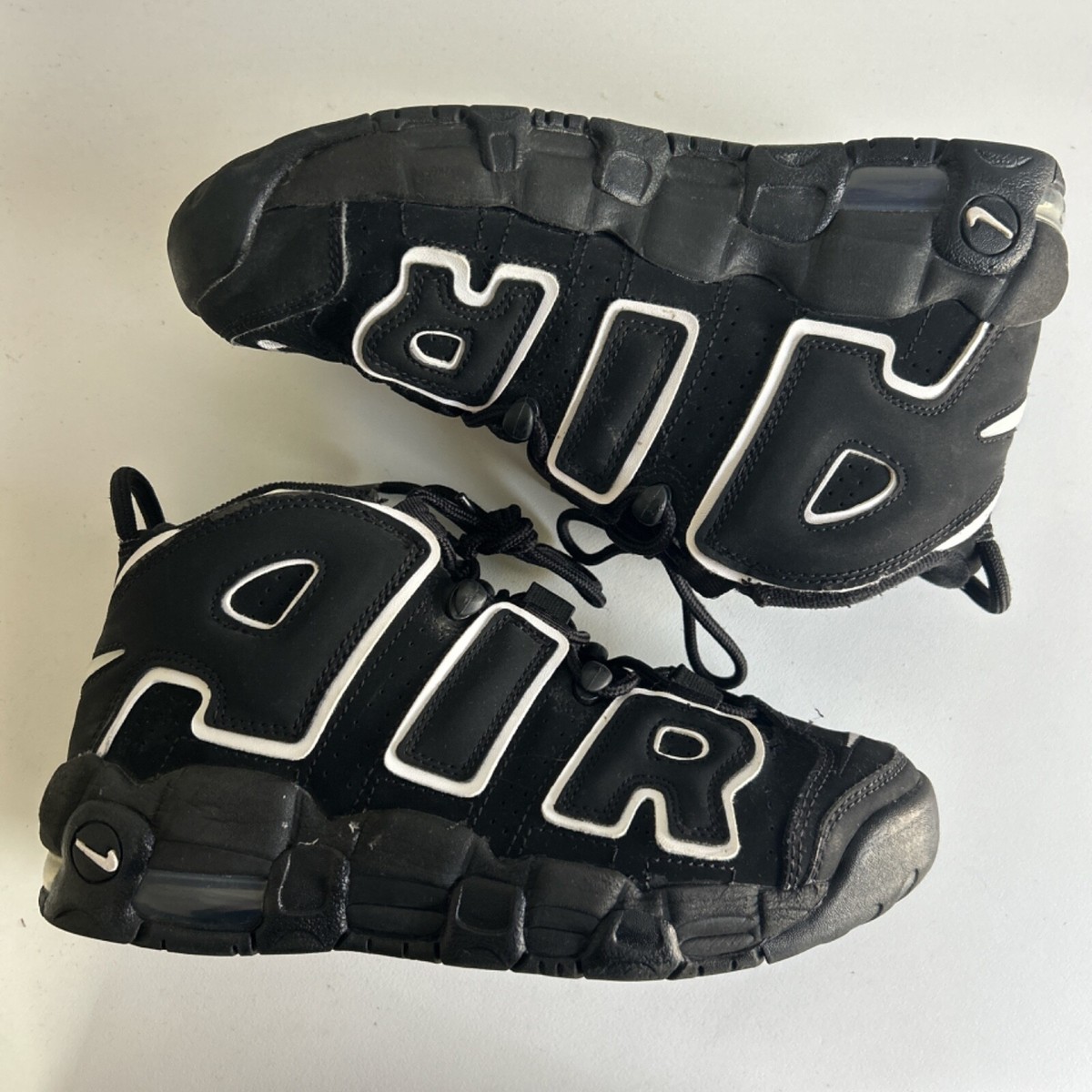nike uptempo og black