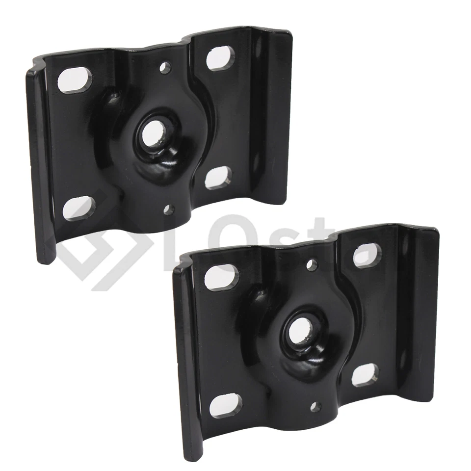 2 x Rear Axle Spring U Bolt Plate Bracket For 99-10 Ford F-250 F-350 Super Duty - Imagem 2 de 3