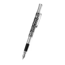 Luxury Fountain Pen Celtic Bird Etch Design Men's Ladies Gift Superb Packaging