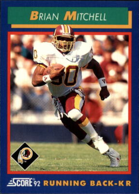 1992 Score #67 Brian Mitchell - NM