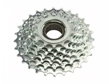 ORIGINAL ! 7 SPEED MULTIPLE FREEWHEELS 13/28T INDEX MFM-3S CHROME SUN RACE.