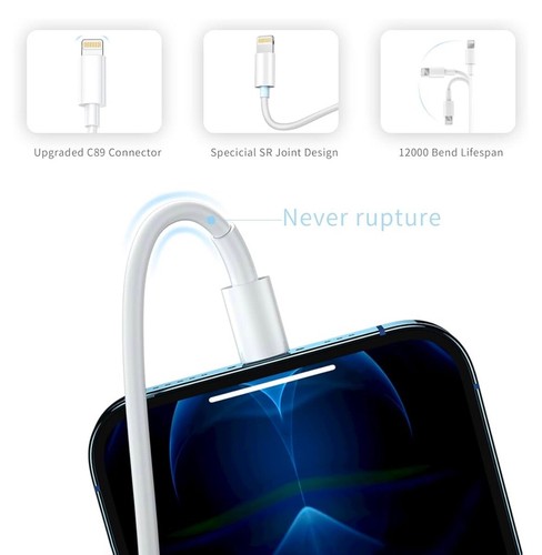 3x USB-A to USB-C 1M Fast Charging Cables | Android Samsung A14 A13 A12 A10 - Picture 21 of 26