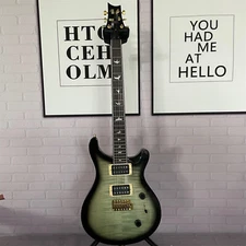 6 String PRS Electric Guitar HH Pickup Solid Body Gold Part Mahogany Body & Neck