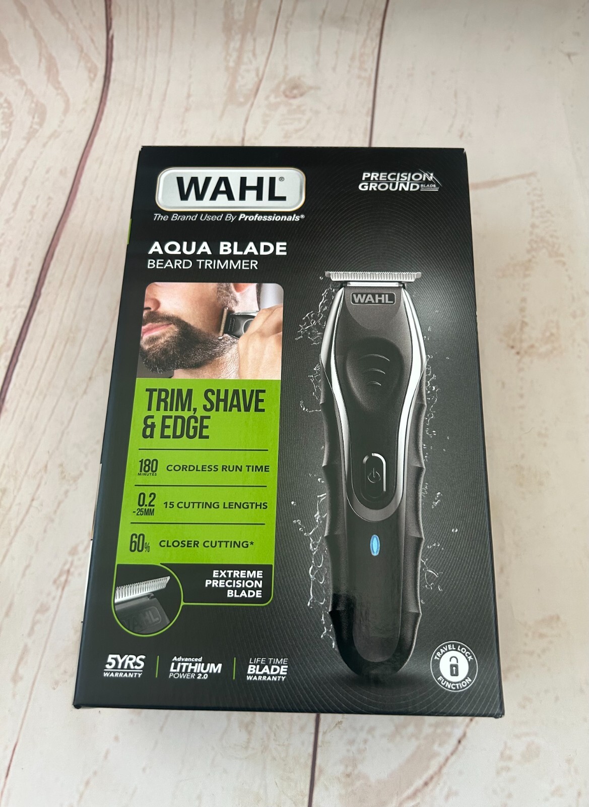 Wahl+Aqua+Blade+Wet2FDry+Stubble+26+Beard+Trimmer for sale online eBay