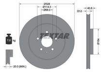 BREMSSCHEIBE MAZDA T. CX-60 E-SKYACTIV 2.5-3.3 22-.
