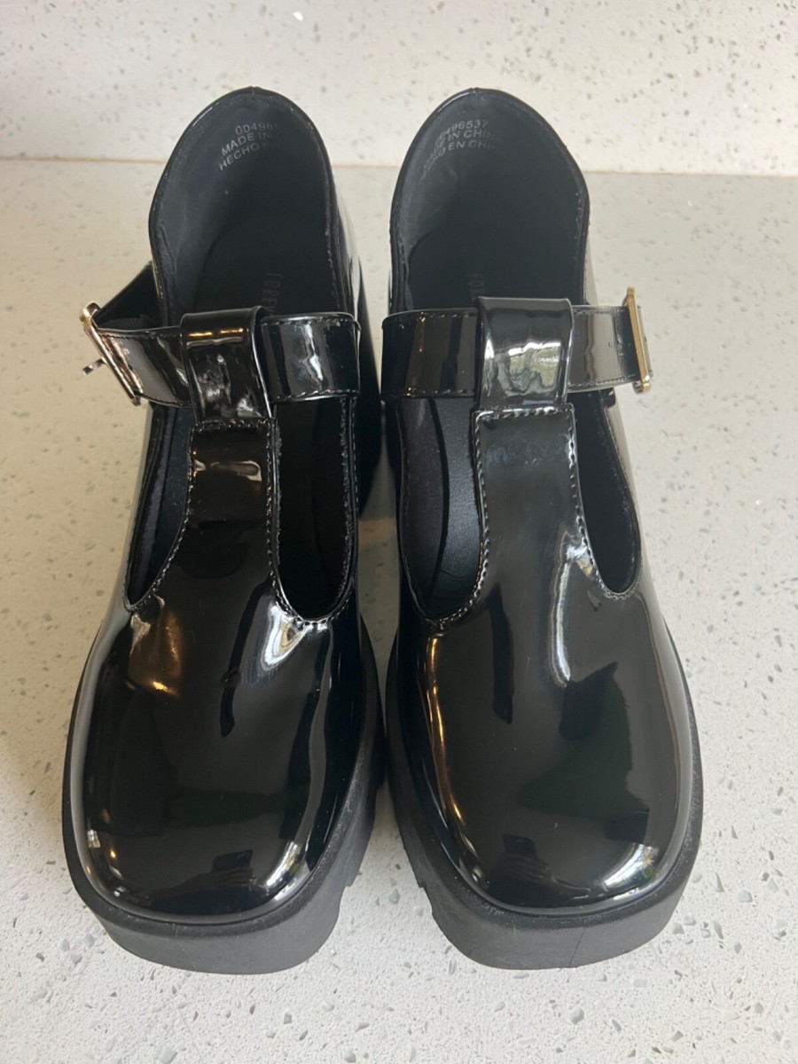 Escarpins Mary Jane à Talons Forever 21 Noir - Taille 7.5 US - Neufs Dans Boîte