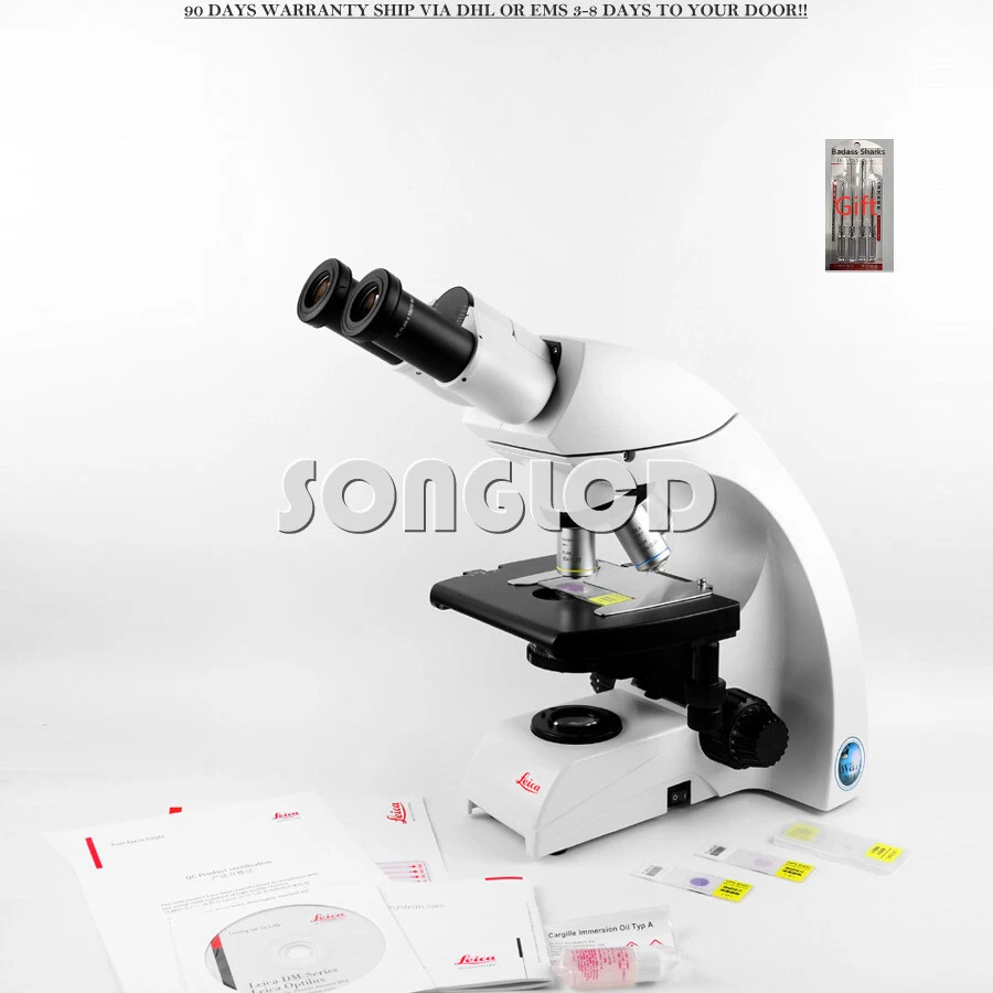 1000x Leica DM750 Clinical Microscope, For Medical Lab, LED, 50 OFF