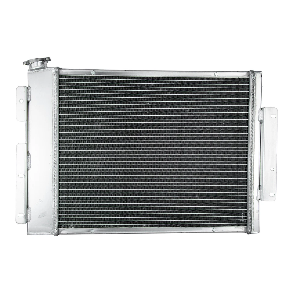4-Row Aluminum Radiator+Shroud Fan For 67-69 Chevy Camaro Pontiac Firebird Foto 2 de 4
