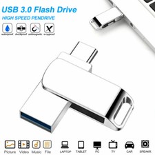 2 in 1 Type-C Flash Drive USB 3.0 16 GB 32 GB 64 GB Memory Stick Thumb Pen drive