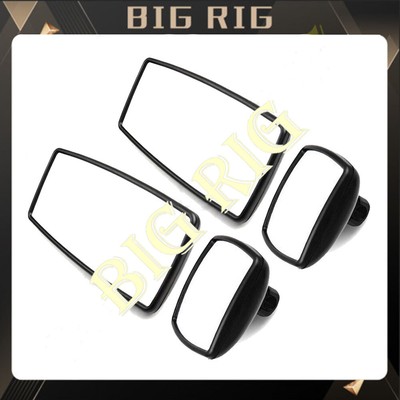 4PCS Main Mirrors&Wide Angle Mirrors Black For International Durastar 4300 4400