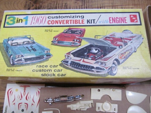 1960 Corvette 3n1 annual model kit SMP #7860 unbuilt - Picture 8 of 11