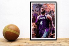 LeBron James Basketball Legend Poster Premium Quality Choose your Size