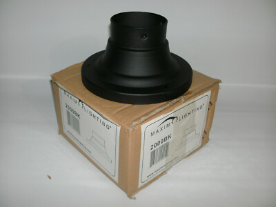 Maxim Lighting Outdoor Essentials Pier Mount 2000BK Black 6'' Diameter Base