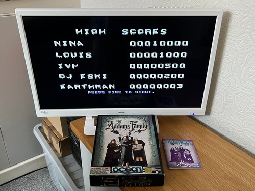 Disque Ocean The Addams Family Commodore 64 - Fonctionne -👽👾Idée Cadeau Rétro👾👽 - Photo 13/24