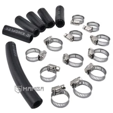 Upgrade NBR Turbo Coolant Line Repair Hose For BMW S63 M5 M6 F06 F10 F12 F13 TW