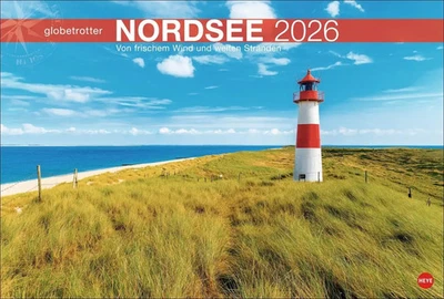 HEYE Nordsee Globetrotter Kalender 2026 - Von frischem Wind und weiten Stränden