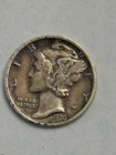 Semi Key Date 1926 D Mercury Silver Dime Extra Fine XF