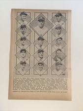 AL HOF Babe Ruth Harry Heilmann Walter Johnson Collins 1924 Baseball 4X6 Picture