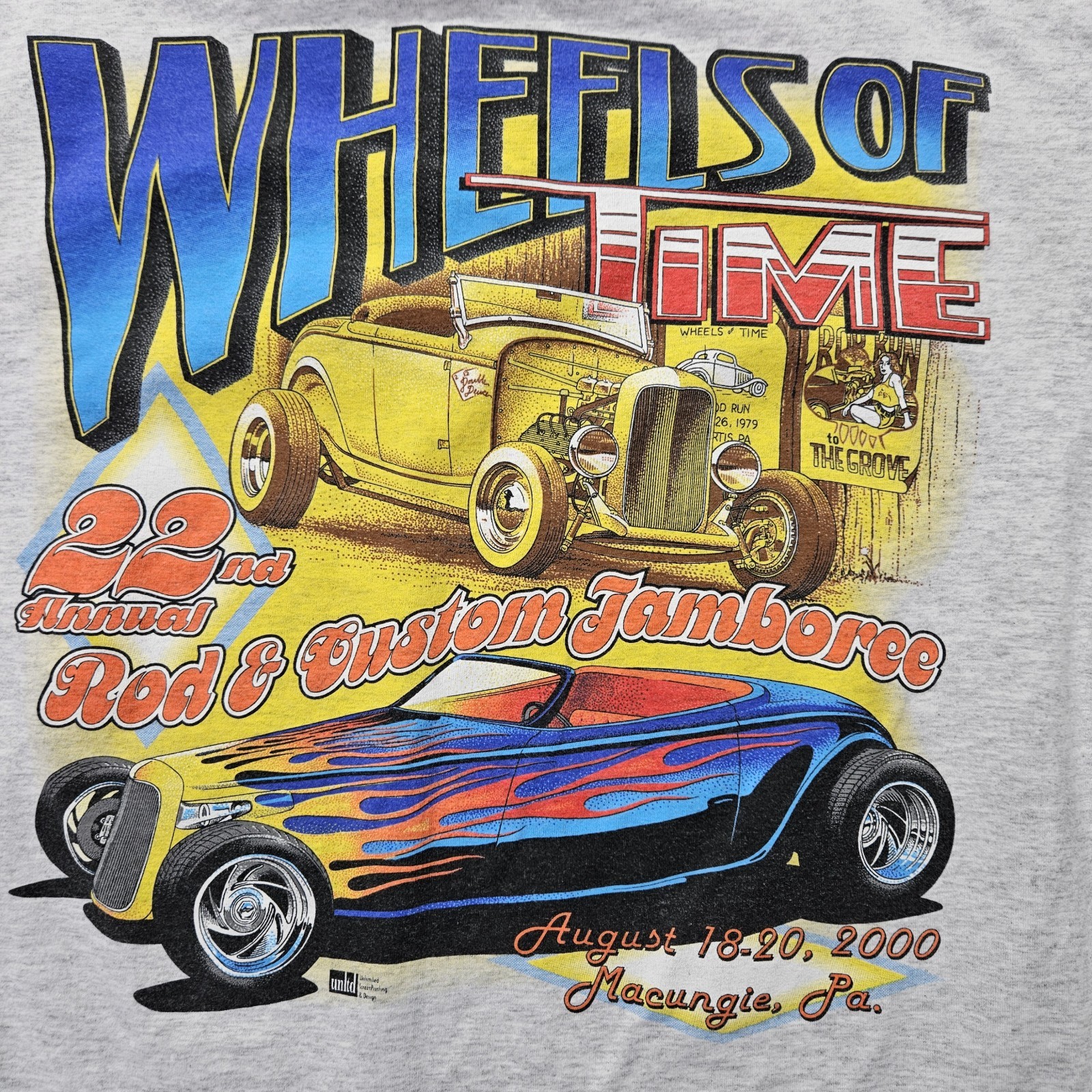 Wheels Of Time Collared Shirt Lot (2) 2000 Rod & … - image 15