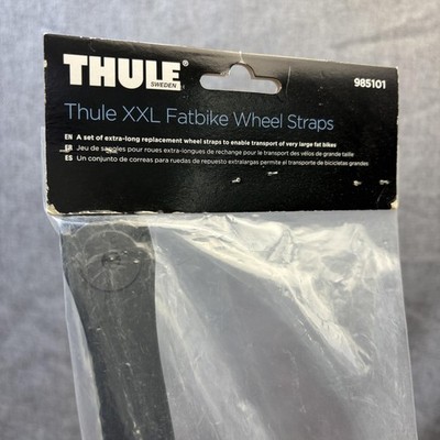 Thule XXL Fatbike Wheel Straps 985101 Fits EasyFold XT Hitch Bike Racks Black