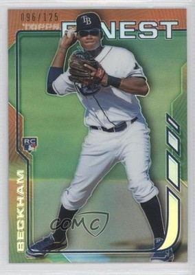 2014 Topps Finest Green Refractor 96/199 Tim Beckham #7 Rookie RC 0w7