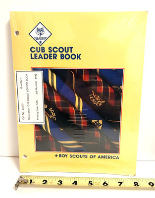 Cub Scout Leader Book (Looseleaf / Printing Date 5/95) BSA - NEW!