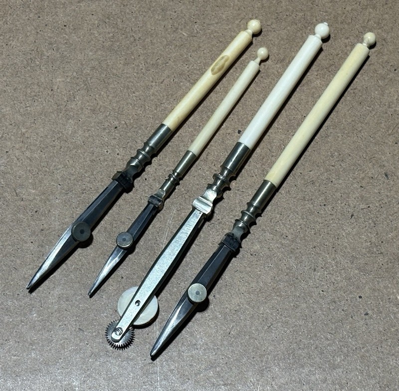 4 Bone, steel, and metal pullers  Bone, steel and metal tracer lines 6” 4.75” 5.