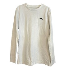 Tommy Bahama Boys White Long Sleeve Tee Shirt Small 8