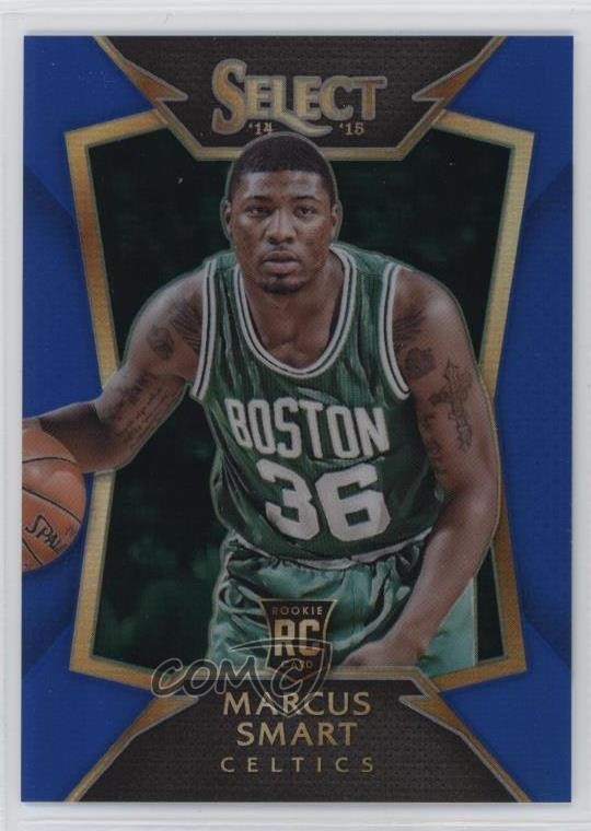 2014-15 Panini Select Concourse Blue Prizm /249 Marcus Smart #83 04h3