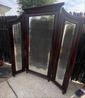 Vintage Mid Century Floor Length 3 Panel Mirrow — photo 2