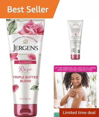 7 Oz Rose Body Butter - Soothing Hand & Body Moisturizer with Essential Oils