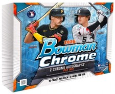 2026 Bowman Chrome Baseball ⚾ FACTORY SEALED Hobby Box 🔥 IN HAND, READY TO SHIP