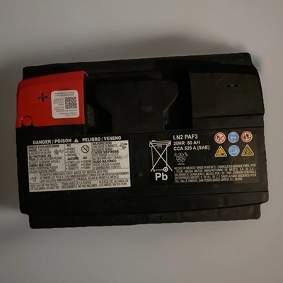 OEM Mazda 2019-2025 PAF3-18-520A-9U 12v Battery PAF318520A9U
