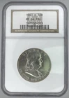 NGC MS 64 FBL  1960-D Benjamin Franklin Half Dollar 50C Silver Coin - 059