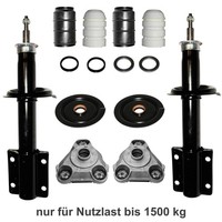 2 StossdäMpfer 2 Federteller Schutzsatz Domlager Set Vorn FüR Citroen Jumper