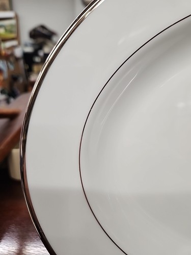 Mikasa CAMEO PLATINUM Piatto da portata ovale 14" OTTIMO osso bianco Cina - Foto 12 di 15
