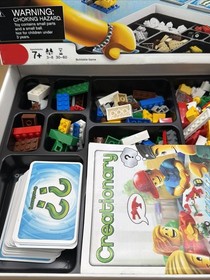LEGO Creationary Buildable Board Game (G3844) with Box, Instructions, Cards N7
