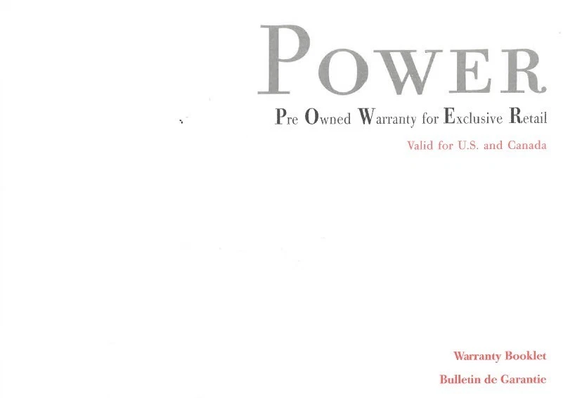Ferrari 360 Modena 2002 folleto de servicio de garantía de EE. UU. datos del vehículo completos Foto 3 de 4
