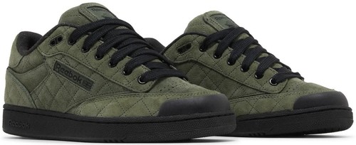 Reebok X Pleasures Club C Bulc 100206744 Mens 12 Green 