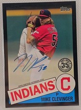 2020 Topps - 1985 Topps Baseball Autographs Mike Clevinger #85A-MCL Black...