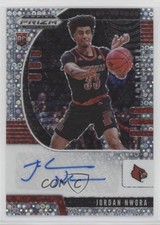 2020 Panini Prizm Draft Picks Prospect Fast Break Jordan Nwora #PA-JN Auto 2r7