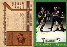 1973-74 O-Pee-Chee SET BREAK #139 Rene Robert EX