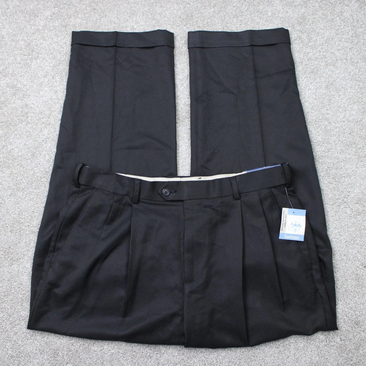 Short Homme Croft & Barrow Microfibre Noir - Taille 36 - Golf/Décontracté - Neuf
