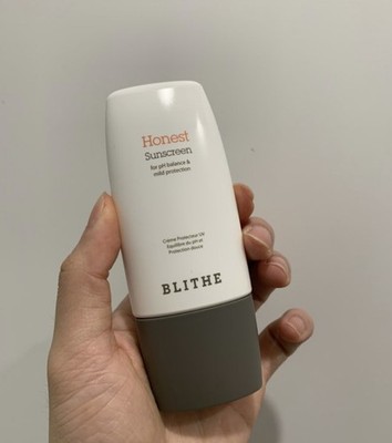Blithe honest sunscreen spf50+ pa++++ mild physical sun cream face 50ml