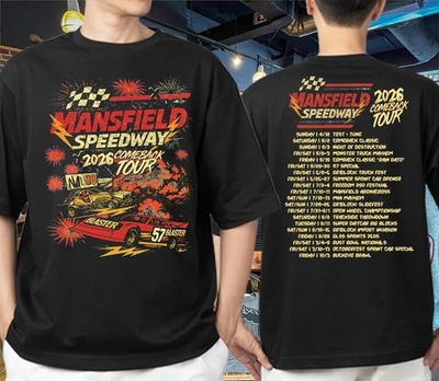#ad SALE Mansfield Speedway Comeback Tour 2026 T shirts $25.60