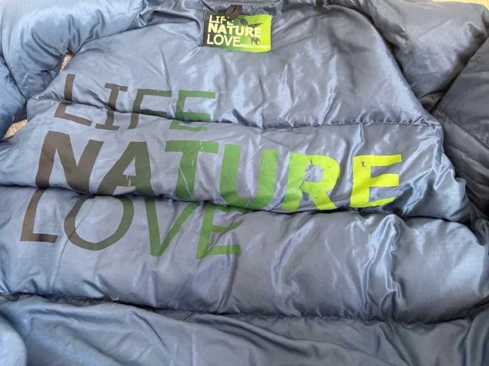 Free City Puffer Vest Down XL Navy Blue. Rare - Image 3 of 4