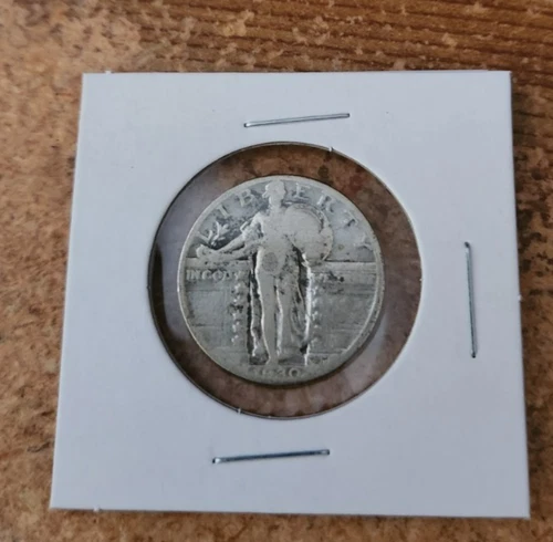 1930 p 90% silver standing liberty quarter