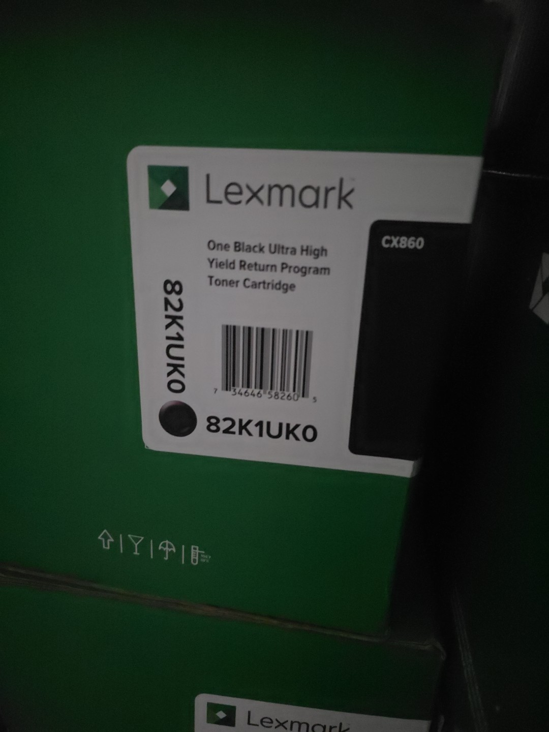 28 Lexmark 82K1UK0 Ultra High Yield Black Toner Cartridge G2U
